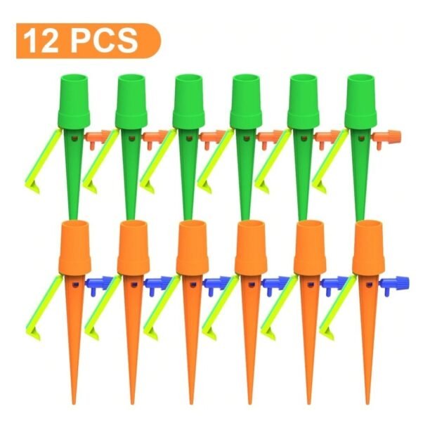 Kit 12 Gotejador Irrigador Acoplável Garrafa Planta