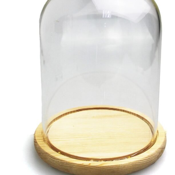 Redoma De Vidro Bolinha Decorativo 9x20cm