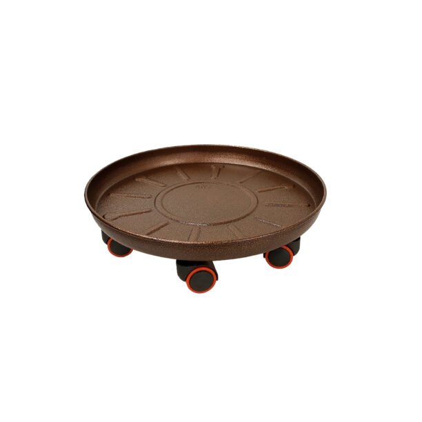 Suporte Com Roda 44cm Para Vasos De Plantas De Chão