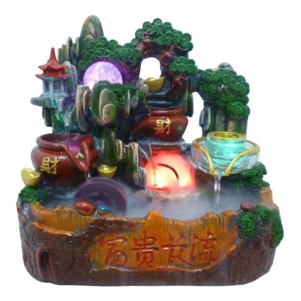 Fonte Agua Decorativa Cascata Artificial Relaxante
