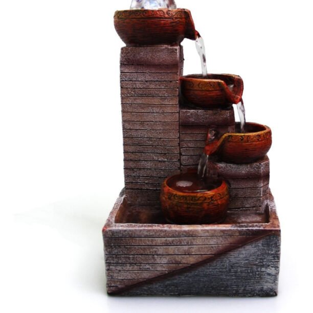 Fonte Agua Decorativa Cascata Artificial Relaxante