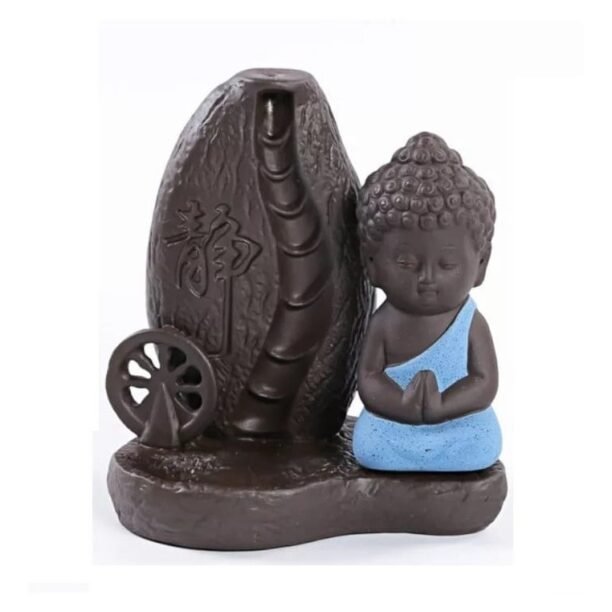 Incensário Cascata Buda Tathagata Decoração Feng Shui