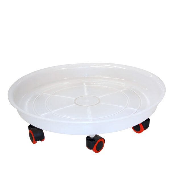 Suporte Com Rodizio Vaso De Plantas Com Rodinhas 46cm