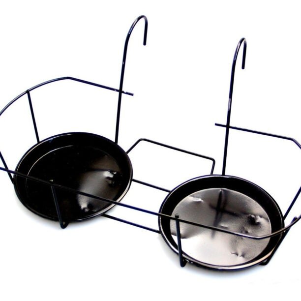 Suporte Duplo De Parede E Janelas Para Vasos Flores
