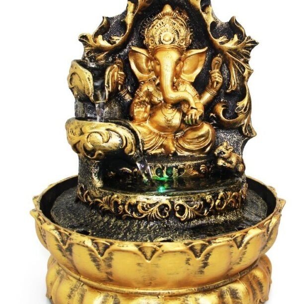 Fonte Cascata Água Relaxante Prosperidade  Com Bomba