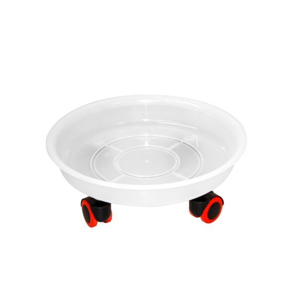 Suporte Para Vaso De Plantas Com Rodinhas 30cm