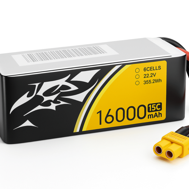 Bateria Tattu 16000 Mah 22.2v 6s Carga Para O Zangão