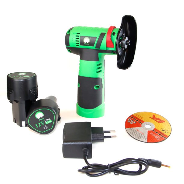 Mini Esmerilhadeira Lixadeira 2 Baterias 12v Com Maleta