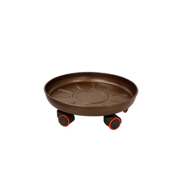Suporte Com Roda 36cm Para Vasos De Plantas De Chão